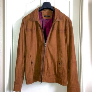 John Varvatos suede jacket XXL